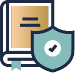 Icon if a book and shield