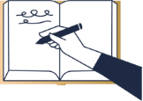 Write in chunks icon